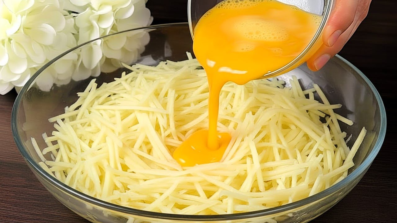 Картофель с яйцами лучше пиццы! Дешево и просто!