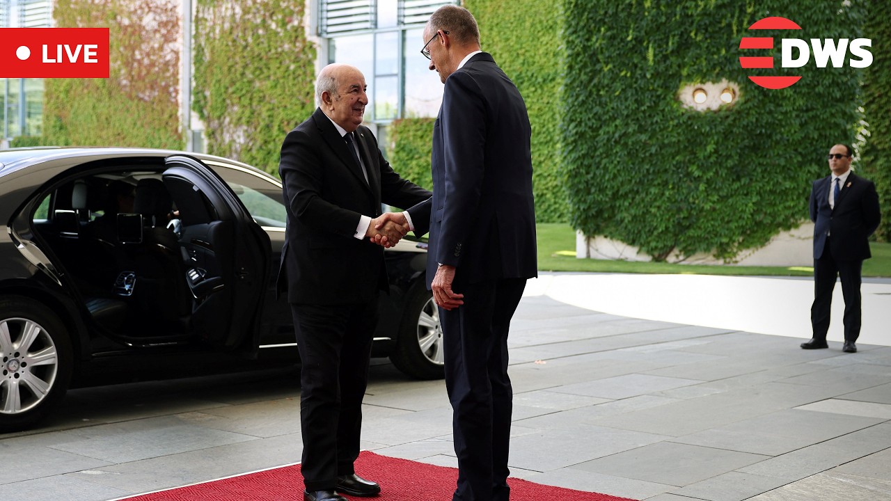 LIVE: Merz Meets Tebboune In Berlin As Germany Algeria Talks Take Center Stage | DWS News | AC14