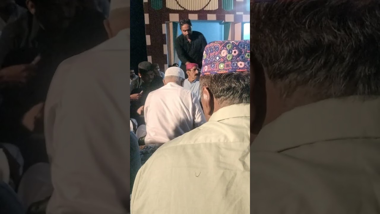 Molood sharif ustad abdul ghafoor dars mohd bux mochi mahfil milad programe