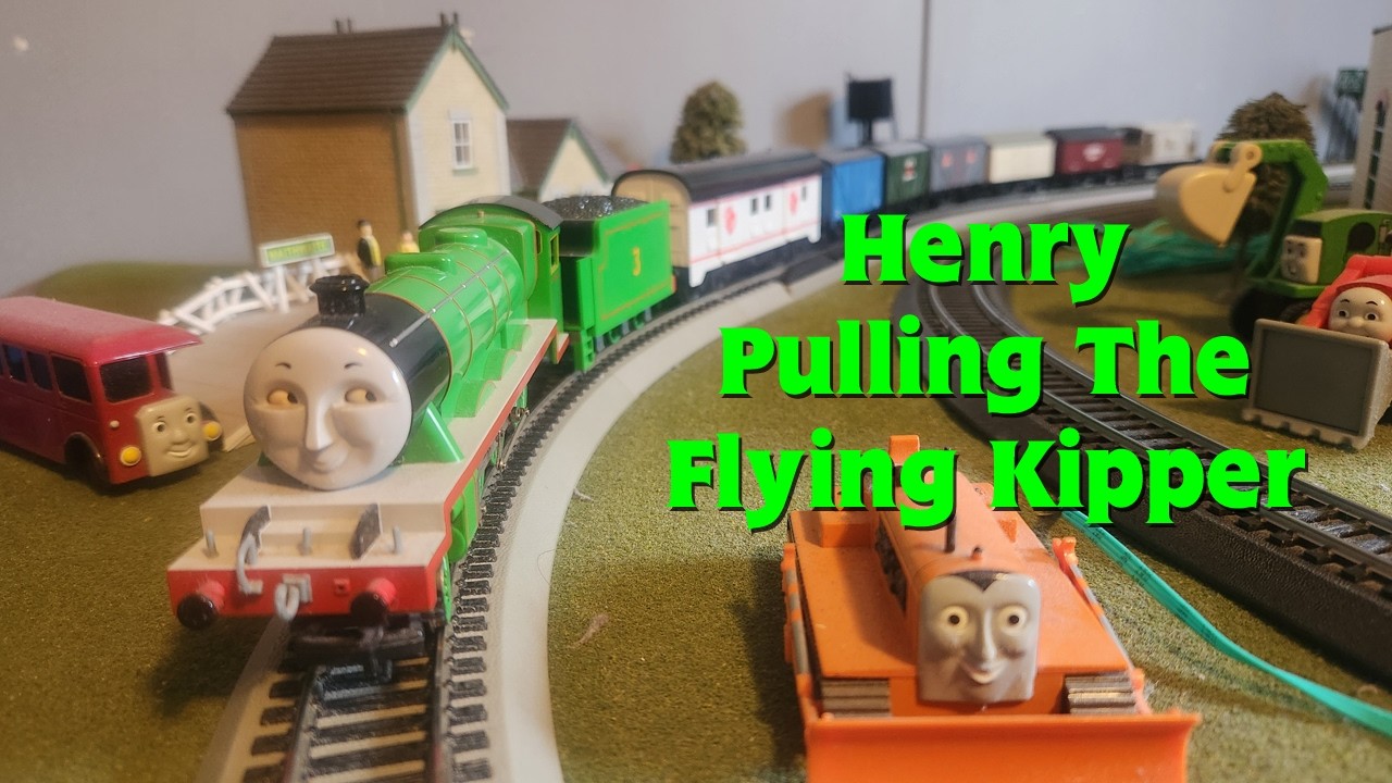 Bachmann HO/OO Thomas & Friends - Henry Pulling the Flying Kipper