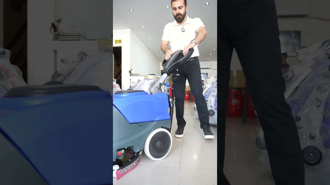 ZEMİN YIKAMA MAKİNESİ KURULUMU CLEANVAC B180