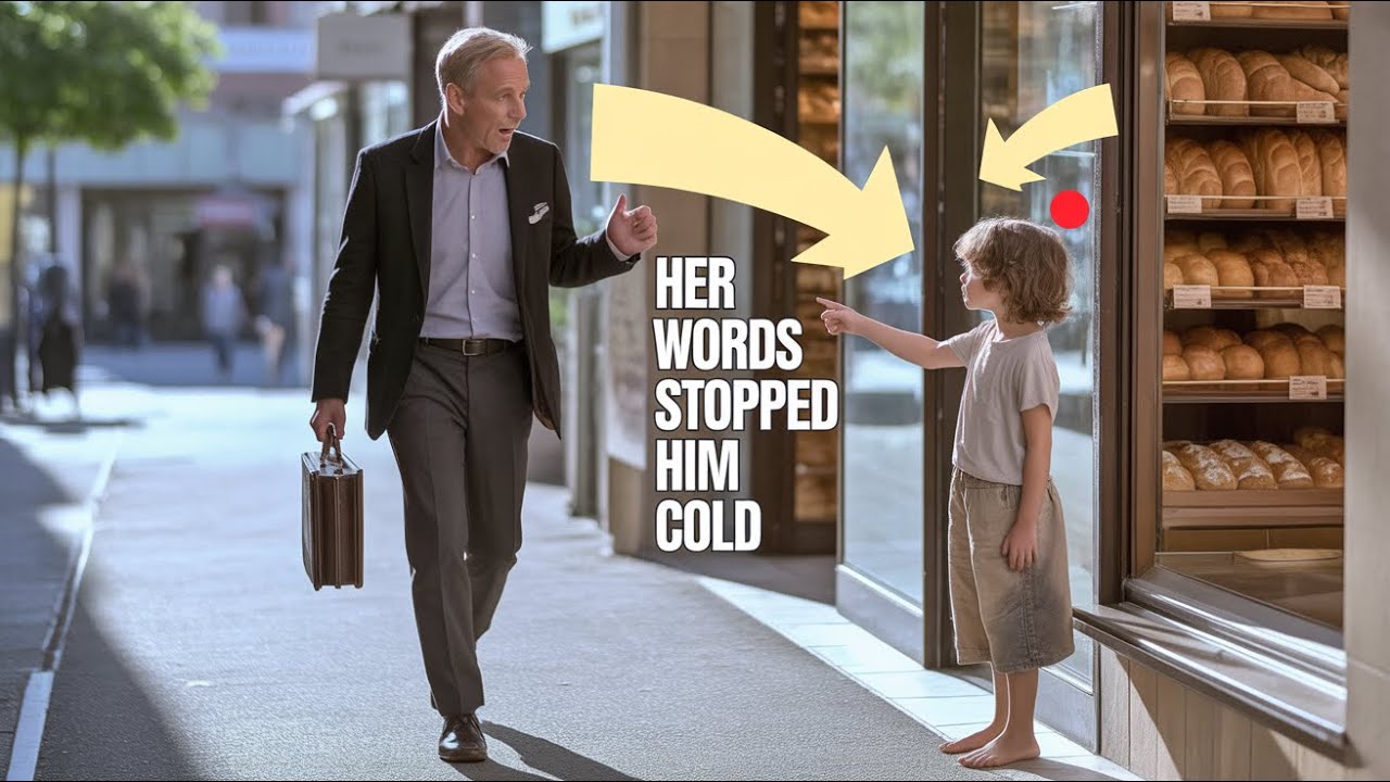 Millionaire Ignores Starving Homeless Girl… What She Says Next Makes Him Freeze