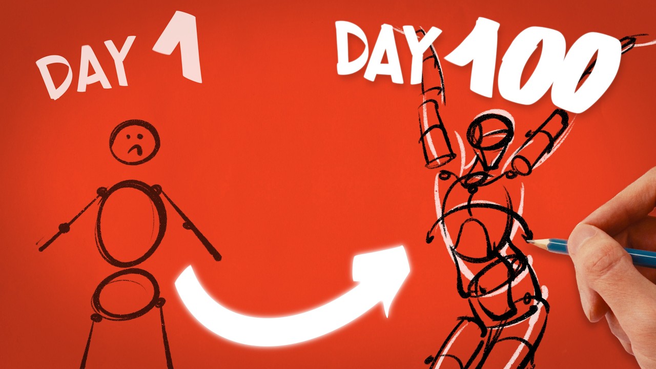 How I Get 1% Better at Drawing EVERY DAY (as a self-taught artist)