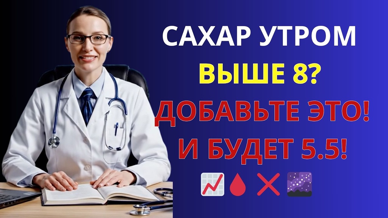 🌙 Один шаг перед сном — и утром сахар стабильно 5.5
