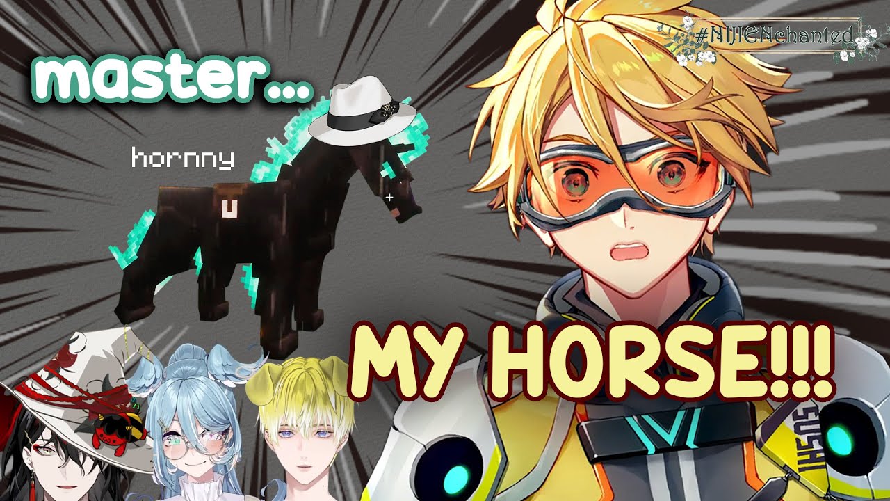 Willerton and his talking horse, Hornny 【NIJISANJIEN CLIP | NIJIENchanted】
