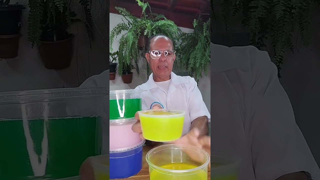 ..Detergente Amarelo Fluorescente   