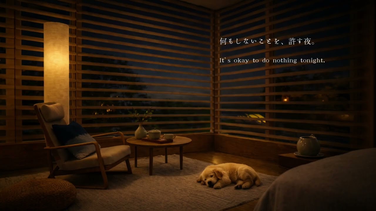 【1日の終わりBGM】何もしないことを、許す夜。｜It’s okay to do nothing tonight. - Calm Piano Lo-fi