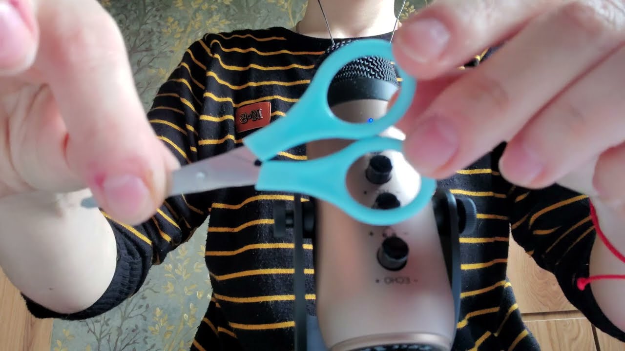 knitting tools ASMR triggers