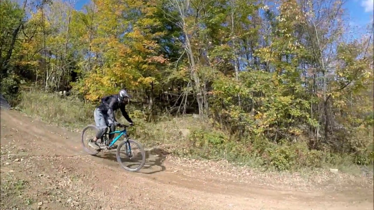 John Hitting Lo-Pan Drop Seven Springs Bike Park 10-14-17