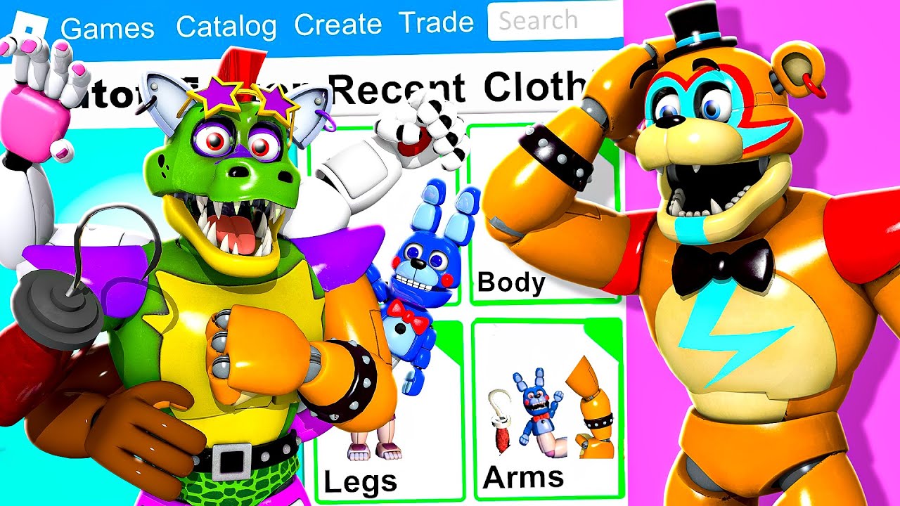 Making EVERY FNAF ANIMATRONIC a ROBLOX ACCOUNT