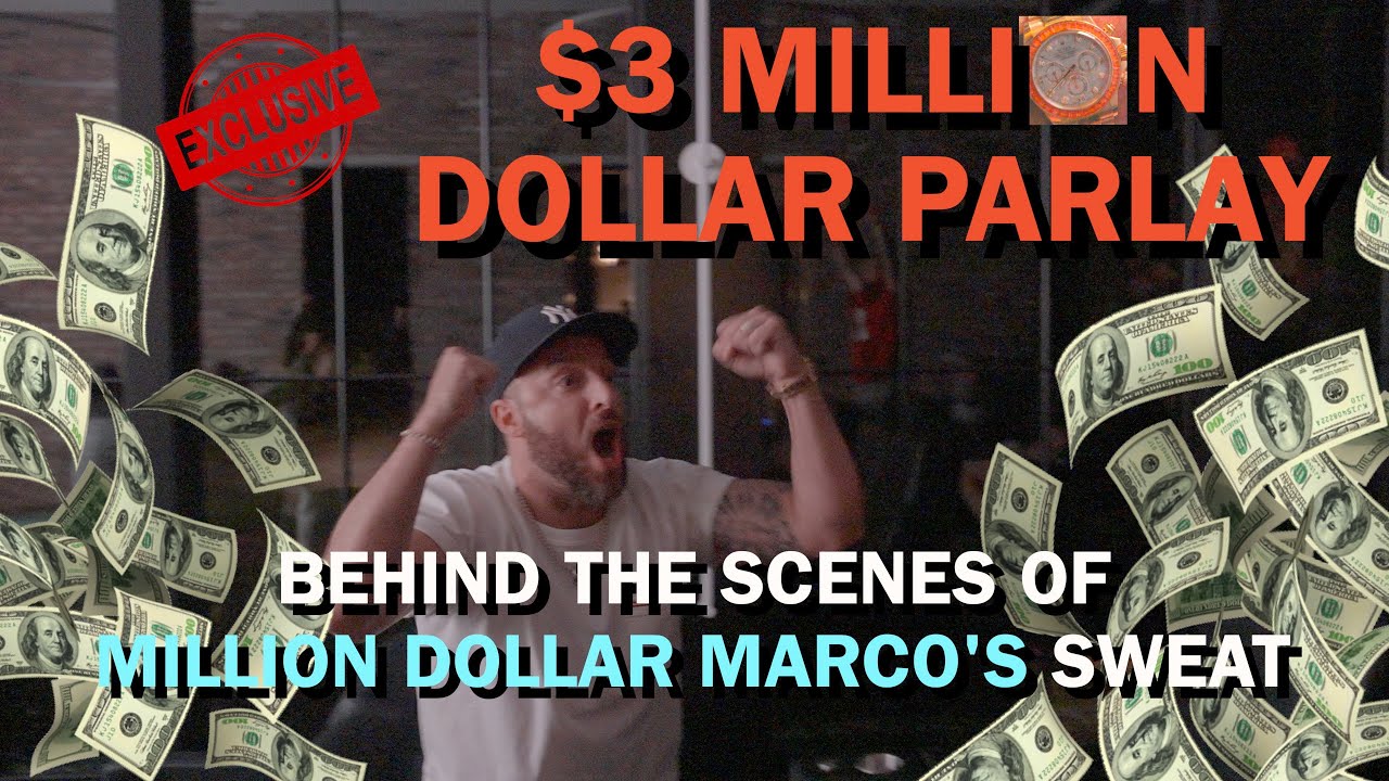 Biggest Parlay Ever Won!!! Behind the Bet: Million Dollar Marco Sweats Last Leg of $3 Million Win
