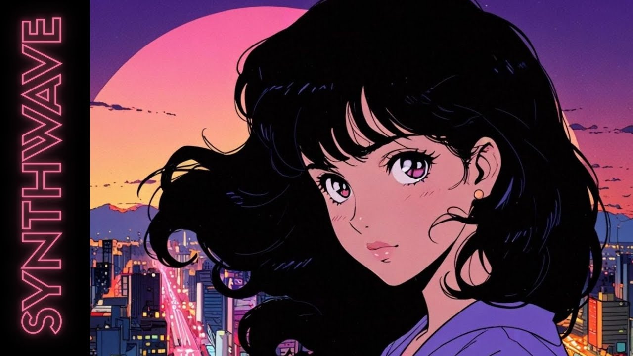 ✨ SUNSET OVER NEON 🌆💜| Lofi Synthwave Mix