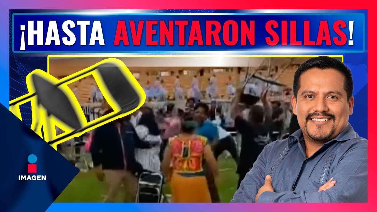 Maestros de la CNTE protagonizan pelea en plena Guelaguetza 2023 | Noticias con Francisco Zea