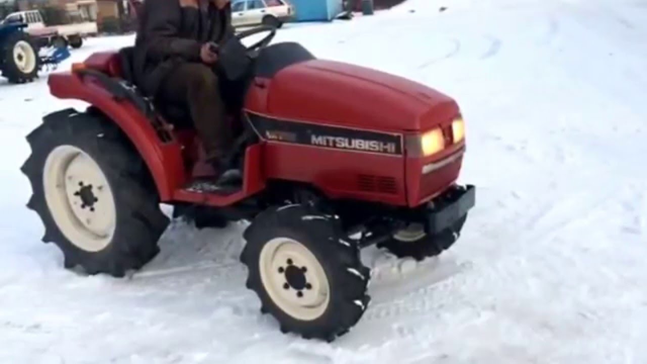 Японский мини трактор Mitsubishi MT205 - kotamoto.ru
