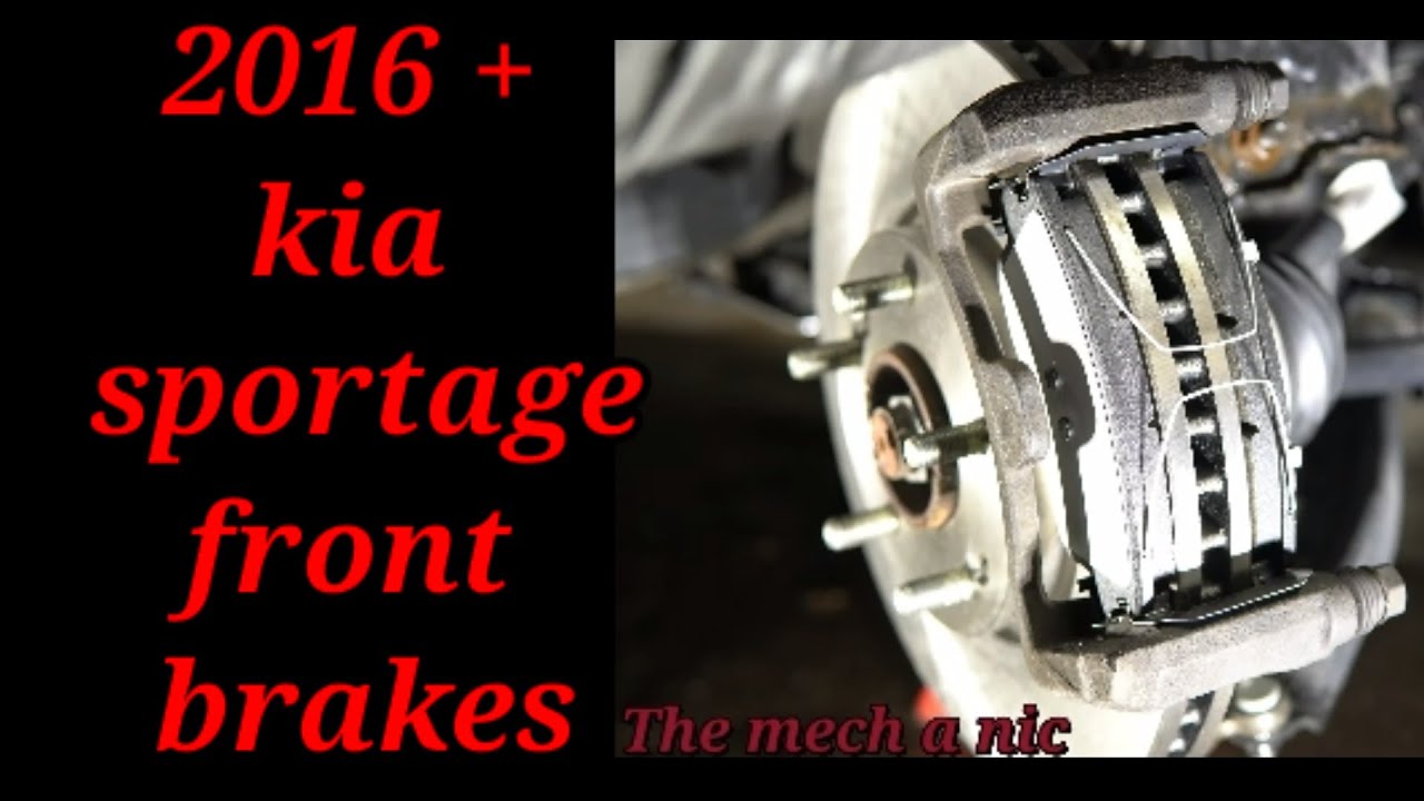 2016 + kia sportage front brakes