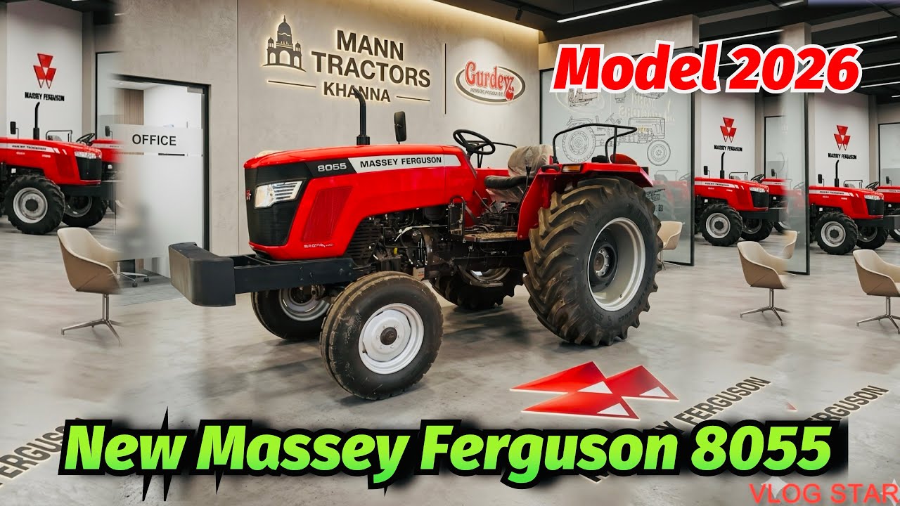 New Massey Ferguson 8055 Magnatrak / Features Specifications Full Review Video ✅