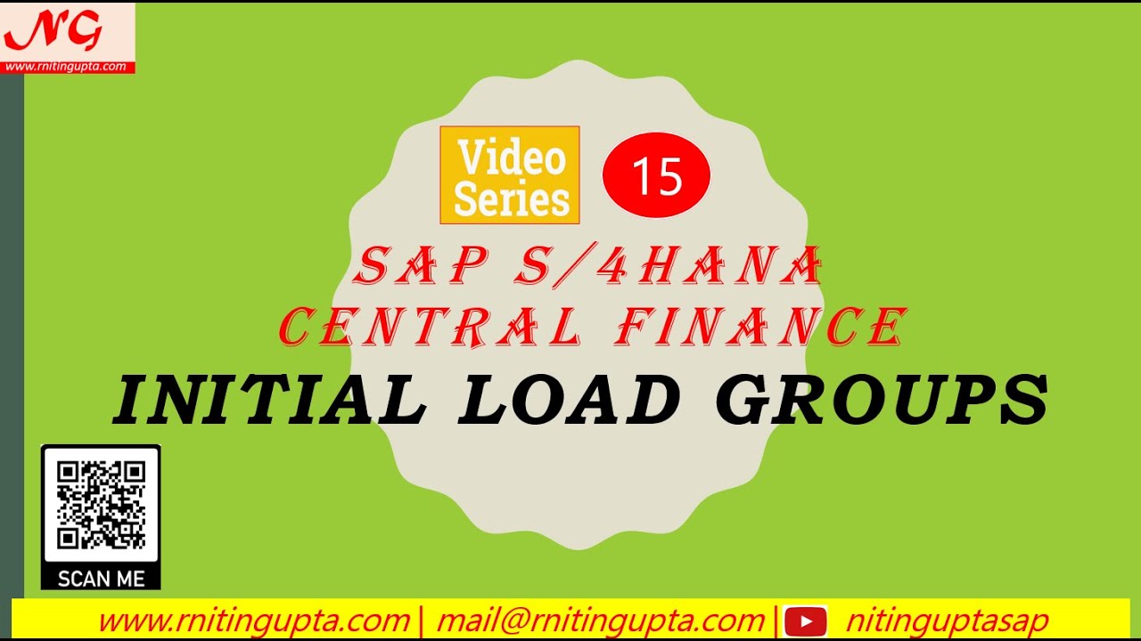 SAP Central Finance - Initial Load Group FAQs