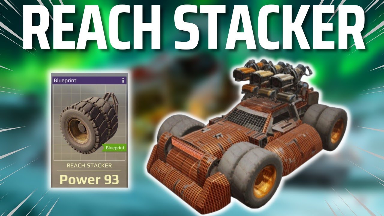 *NEW* REACH STACKER Wheel &bull; Crossout Mobile