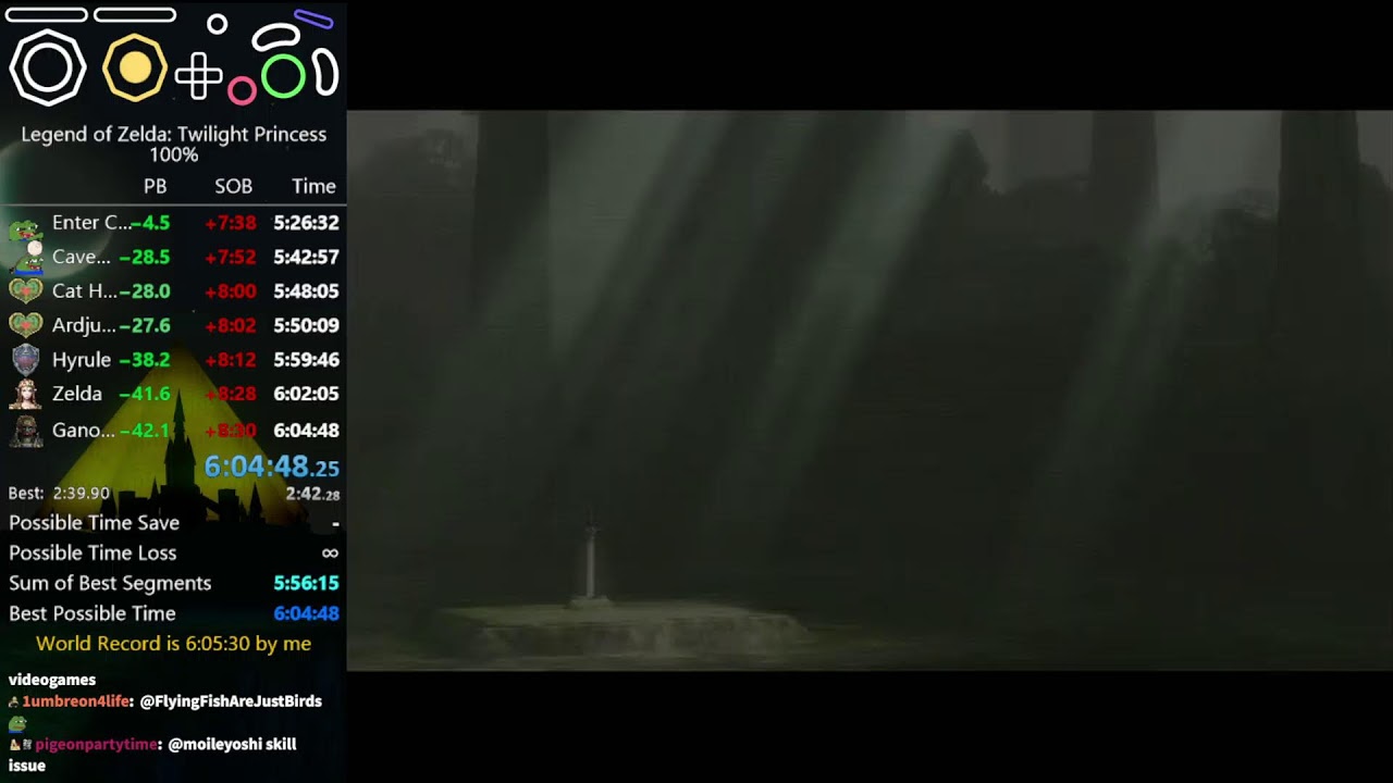 Twilight Princess 100% speedrun