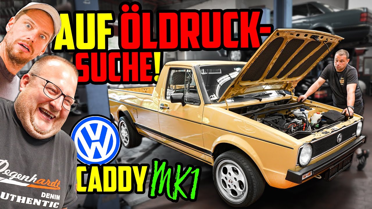 Der MOTOR muss RAUS! - VW Caddy MK1 - Marco, Björn & Jan auf Fehlersuche!