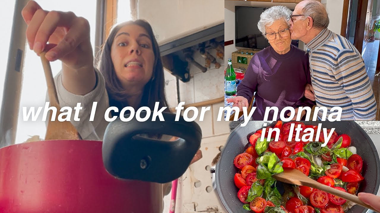 What I cook for my Nonna in Italy 👵🏻🇮🇹 a realistic what i eat in a week in italy