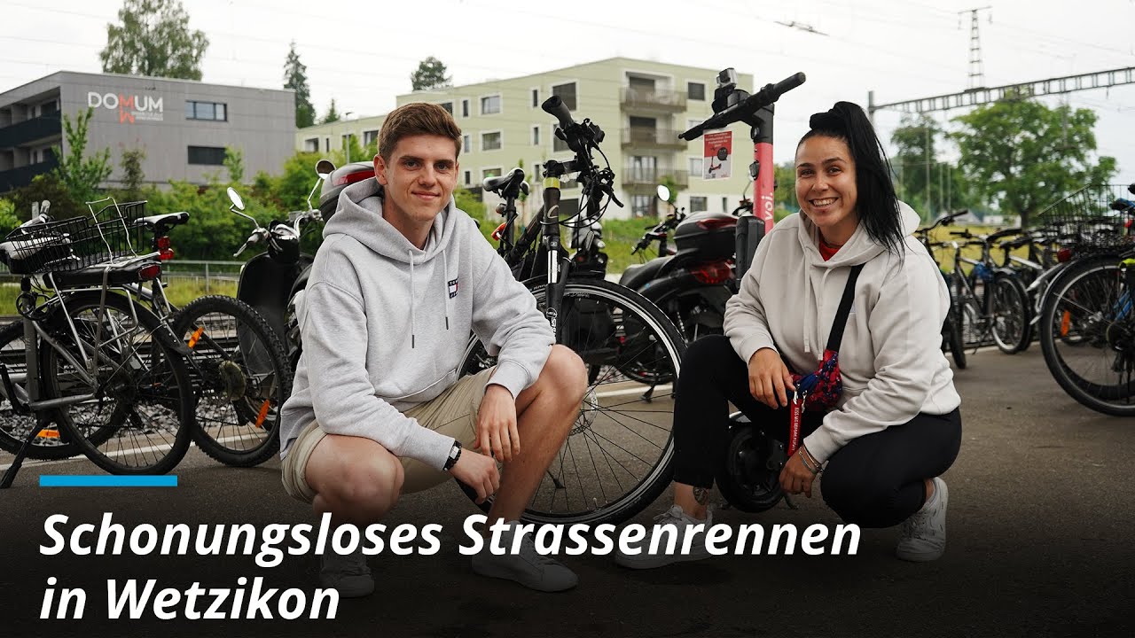 Schonungsloses Strassenrennen in Wetzikon