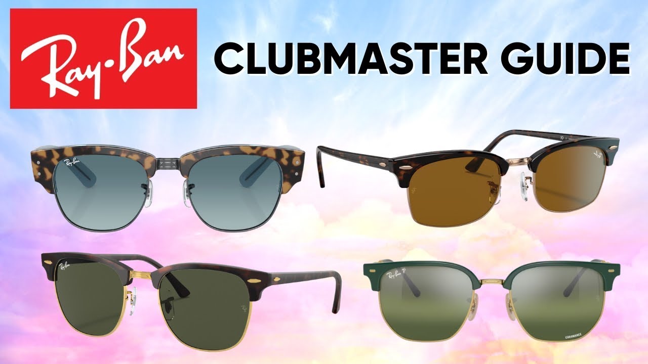 Ray-Ban Clubmaster Ultimate Guide (Руководство по размерам и сравнение)