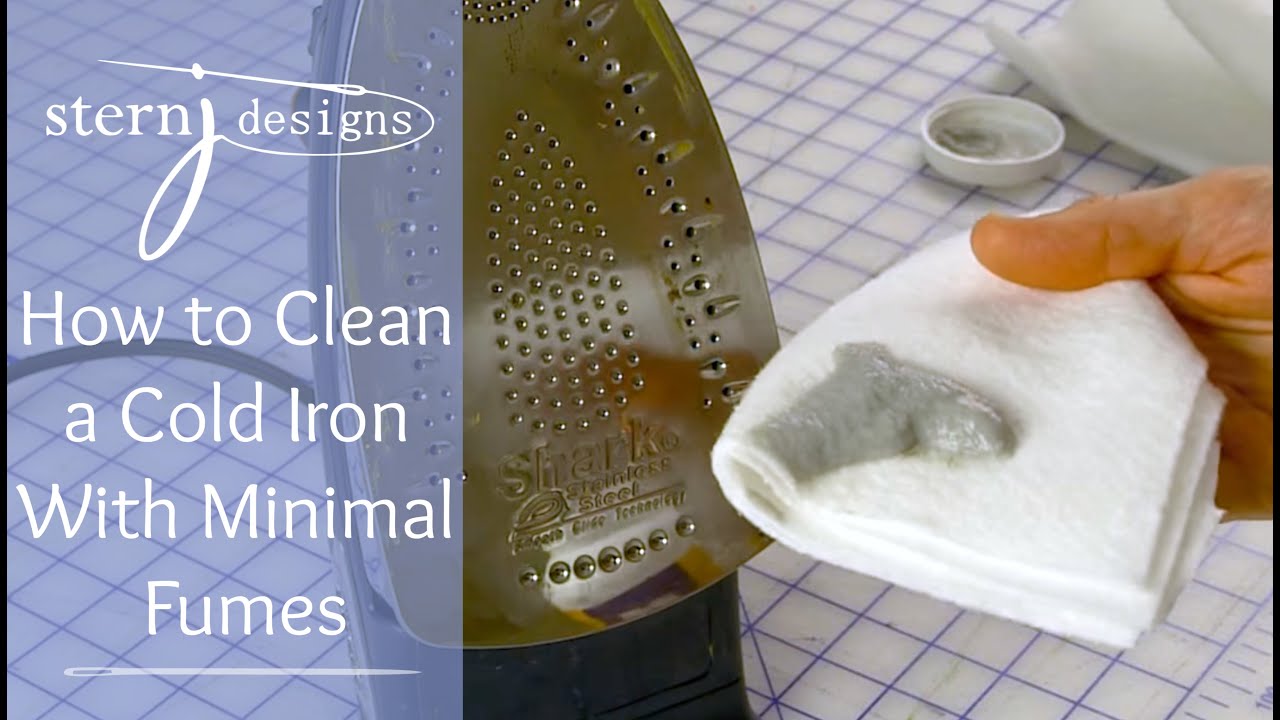 J Stern Designs l How to Clean a Cold Iron with Minimal Fumes
