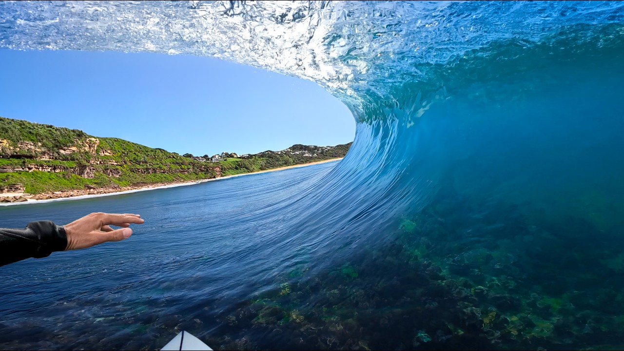 I FOUND A PERFECT REEF BREAK&hellip; ALL TO MYSELF! (RAW POV)