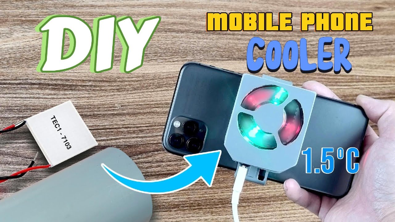 🧊 DIY Phone Cooler with Peltier Module & PVC Pipe! (Improve Gaming FPS)