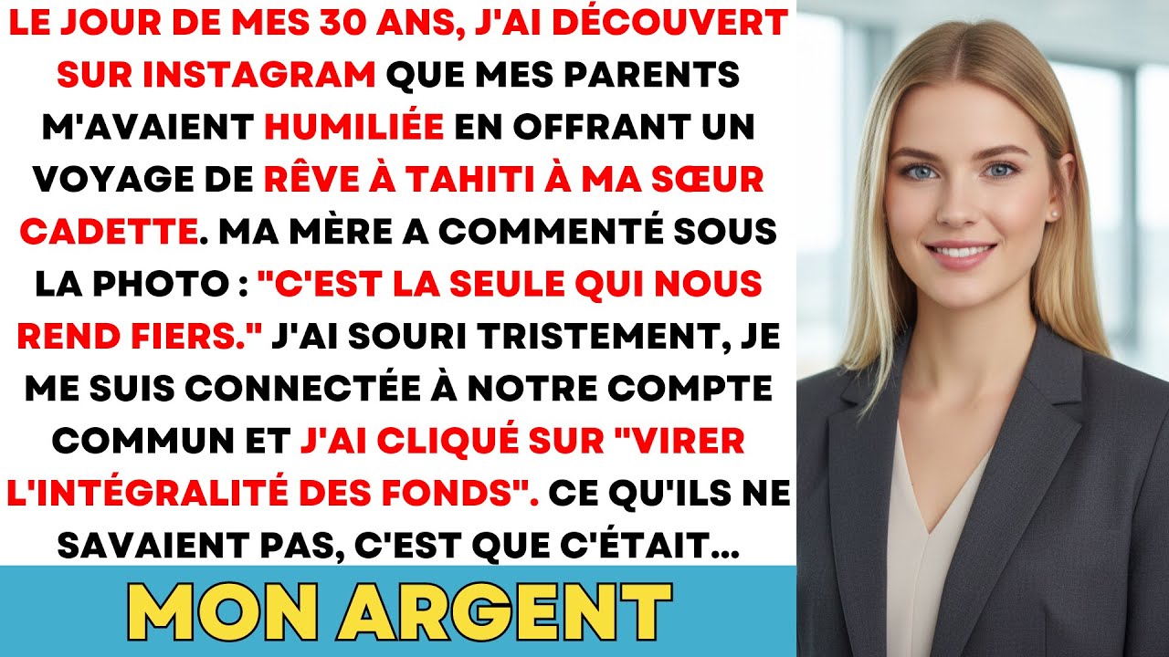 Pour Mes 30 Ans, Ma Famille M'a Humiliée Et A Offert À Ma Sœur, 