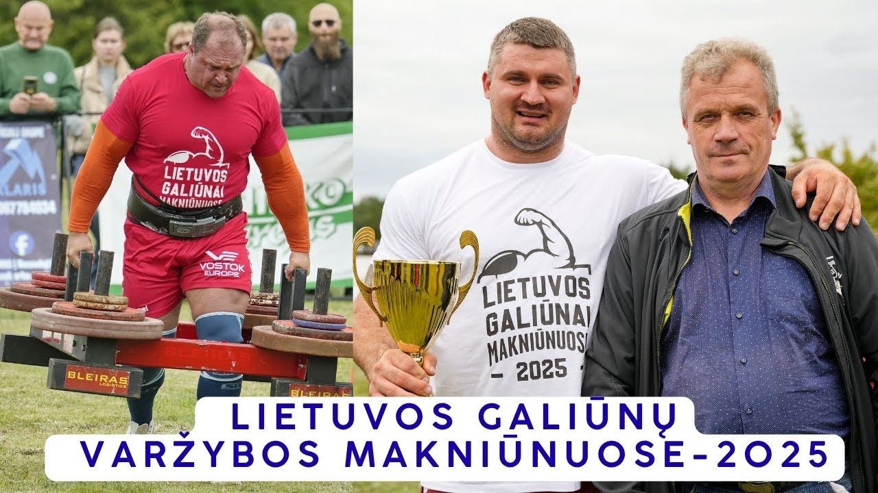 Lietuvos galiūnų varžybos Makniūnuose 2025 09 28 Alytaus rajonas
