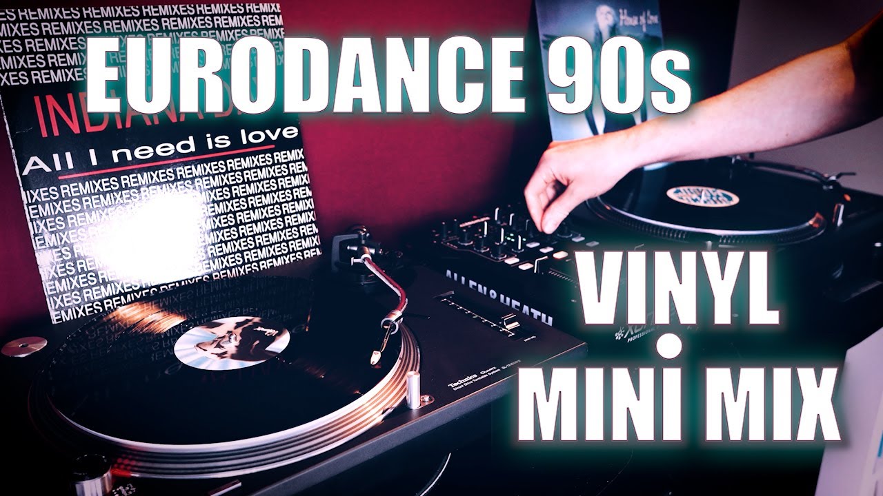 Eurodance Vinyl Mini Mix (1995) 🎶 Indiana Remix + House of Love [Discomagic Classic]