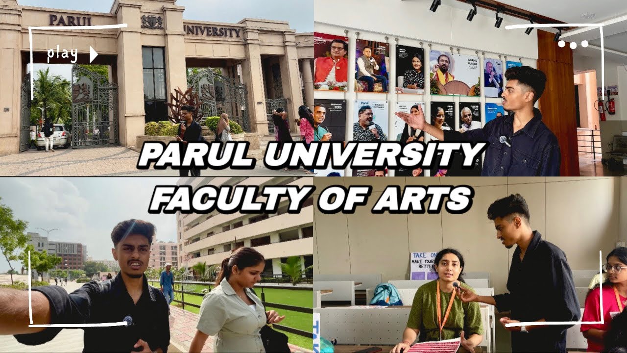 “A Day Inside Parul University’s Faculty of Arts | Student Reactions & Campus Tour!”