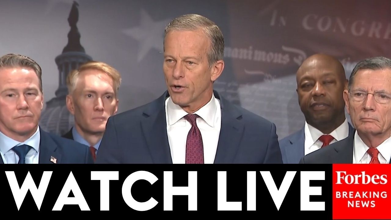WATCH LIVE: Senate Majority Leader John Thune Holds Press Briefing Ahead Of SAVE America Act Debate