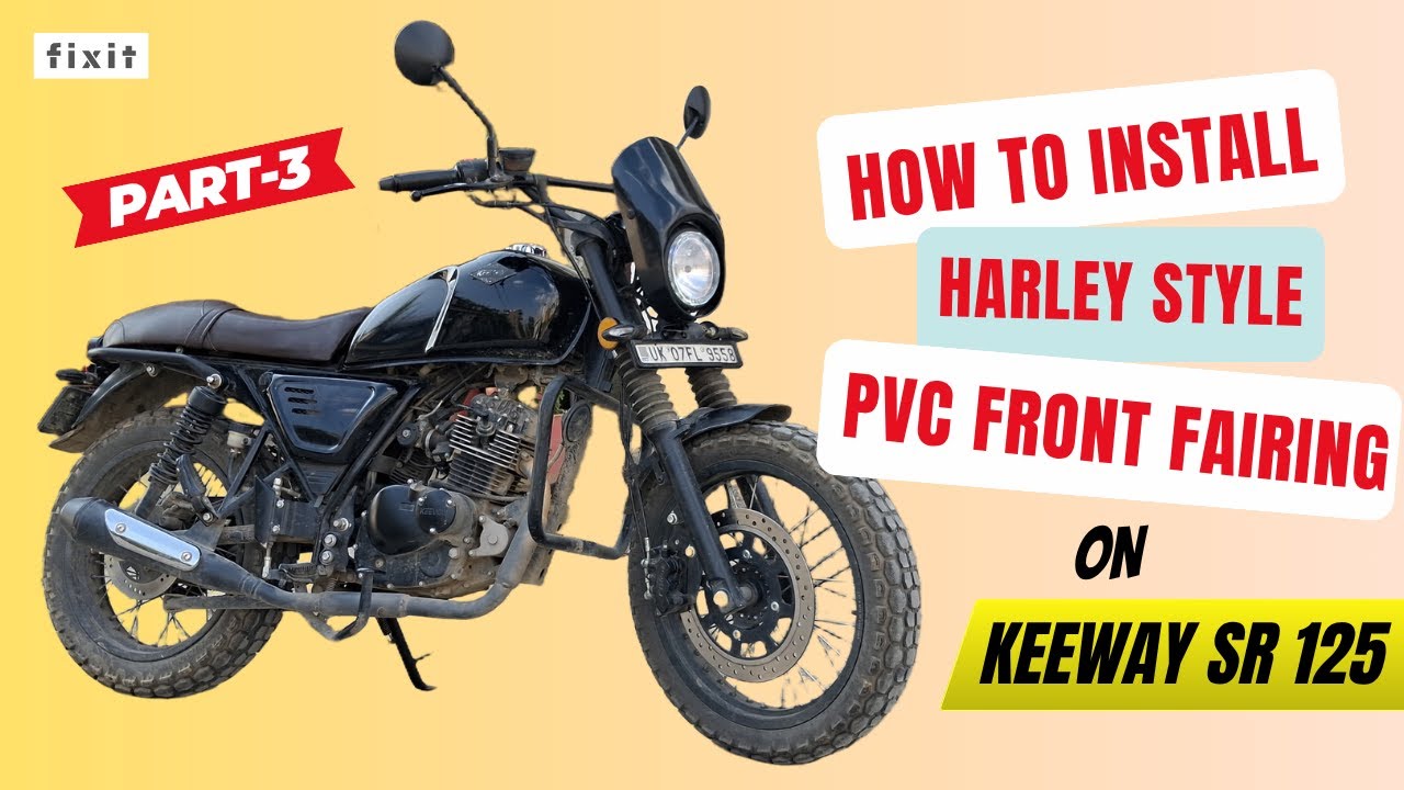 ₹0 Harley Fairing Hack! PVC Pipe Customization on Keeway SR 125 (DIY Custom)