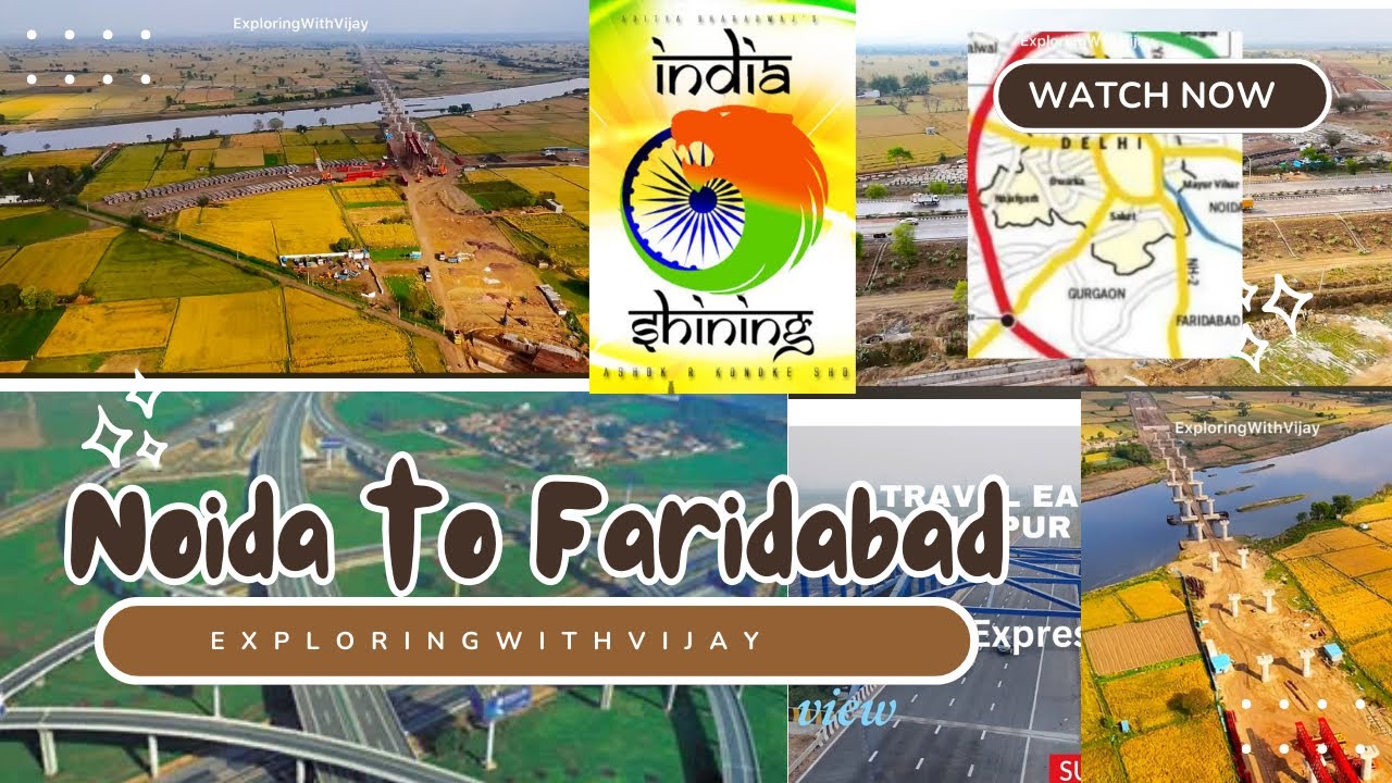 Noida to Faridabad in 30 mins | Greater Noida to Faridabad | Yeida to Faridabad #exploringwithvijay 