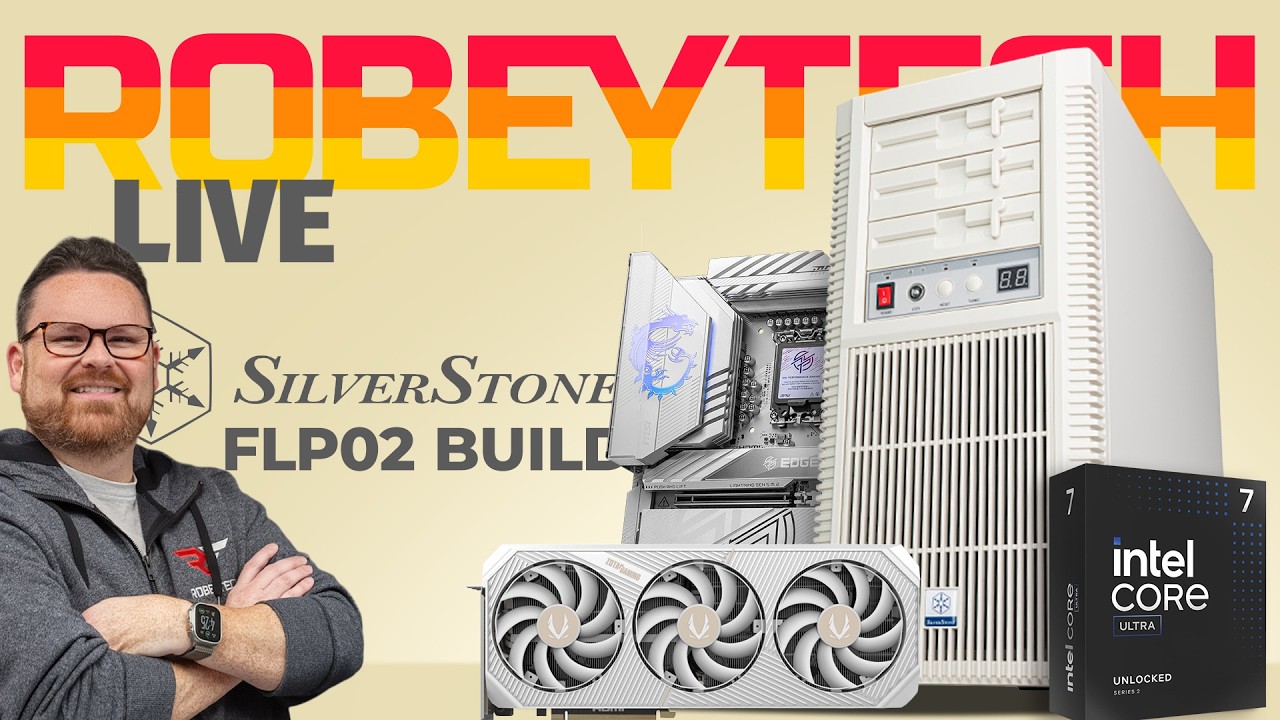 Retro Looking Silverstone FLP02 Gaming PC Build | CU7 265K RTX 5080 Setup