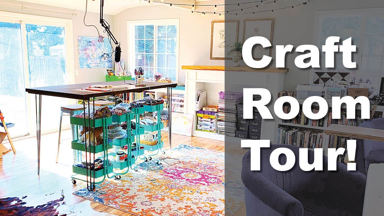 Craft Room and YouTube Studio Tour