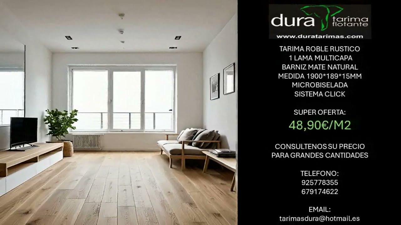 Oferta en tarima sintetica ,tarima vinilo spc o madera natural multicapa.Directo de fabrica.