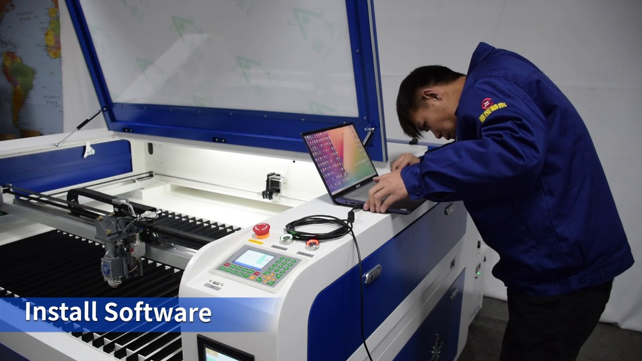 Software installation of SFX CO2 laser cutting machine