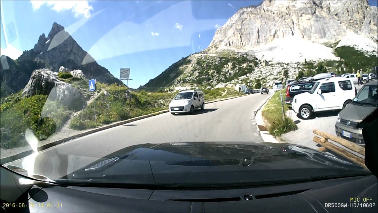 Valparola Pass and Falzarego Pass Dolomites Italy