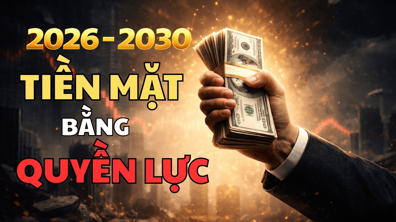 Chu Kỳ 2026 – 2030 : Khi TIỀN MẶT Trở Thành QUYỀN LỰC