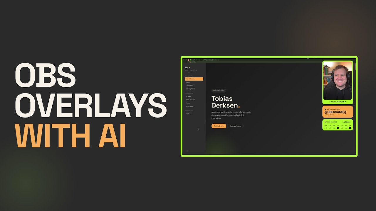 How I Generate My OBS Overlays with AI