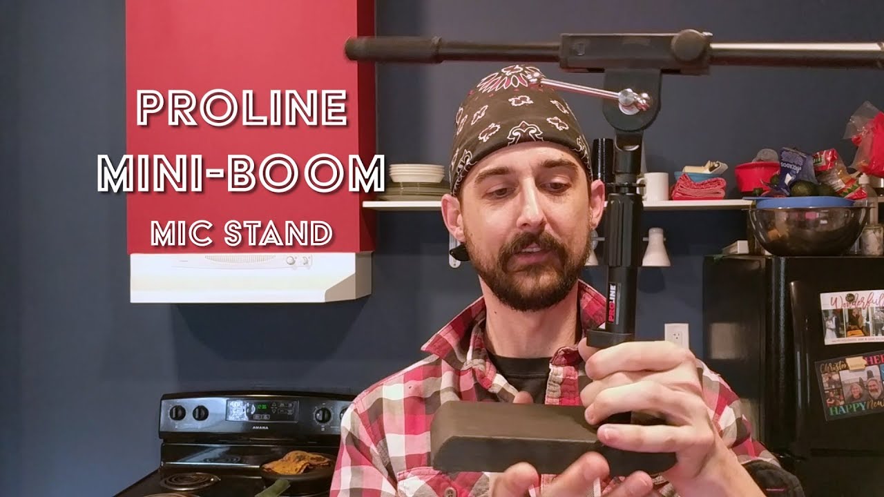 ProLine Mini-Boom Mic Stand Unboxing - The Oregon Drum Project