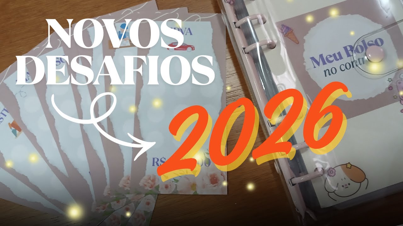Concluí meus desafios financeiros 🎉 | Metas e planos para 2026