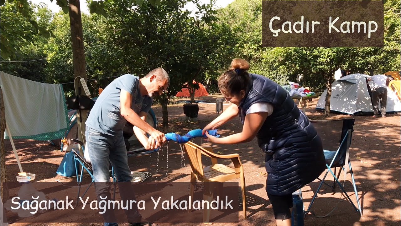 Çadır İle Batı Akdeniz Kampı | Antalya Çıralı Çadır Karavan Kamp Alanı | Gece Yağmura Yakalandık