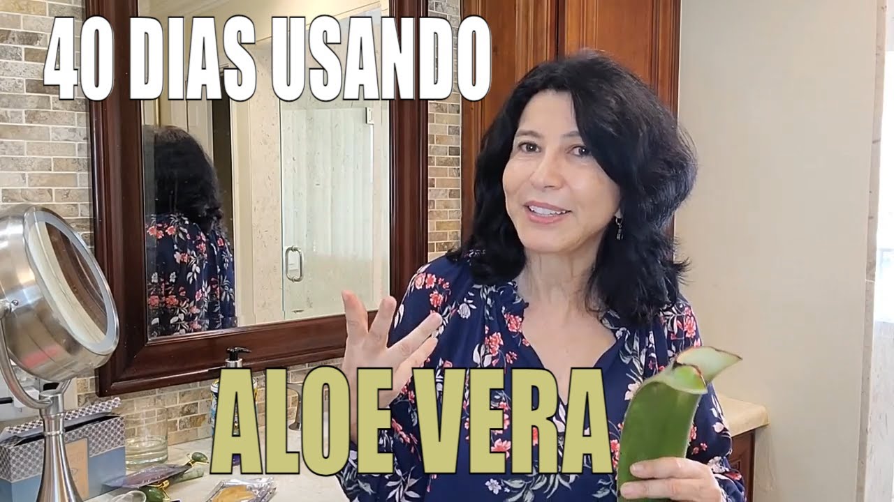 USEI 40 Dias ALOE VERA e VEJA o RESULTADO