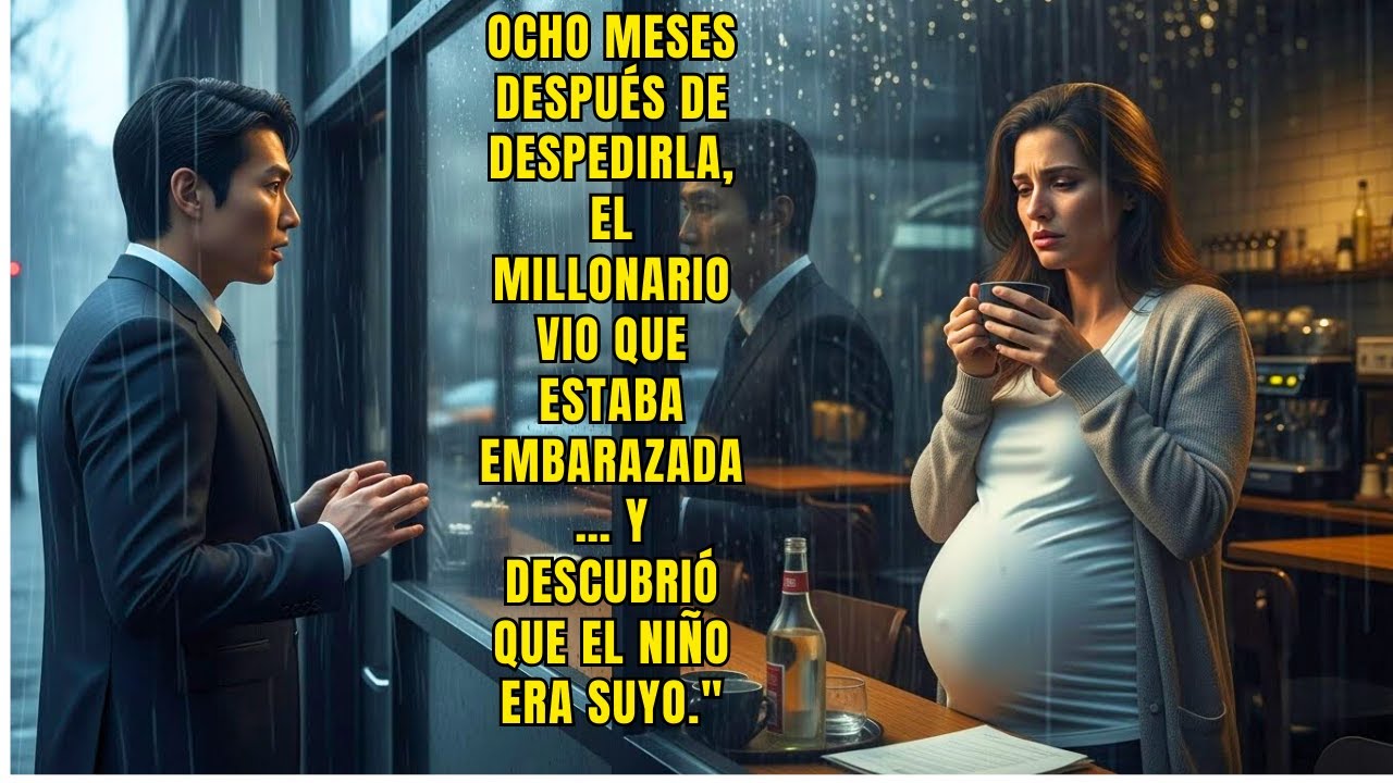 Ocho meses después de despedirla, el millonario vio que estaba embarazada… y descubrió que el niño e