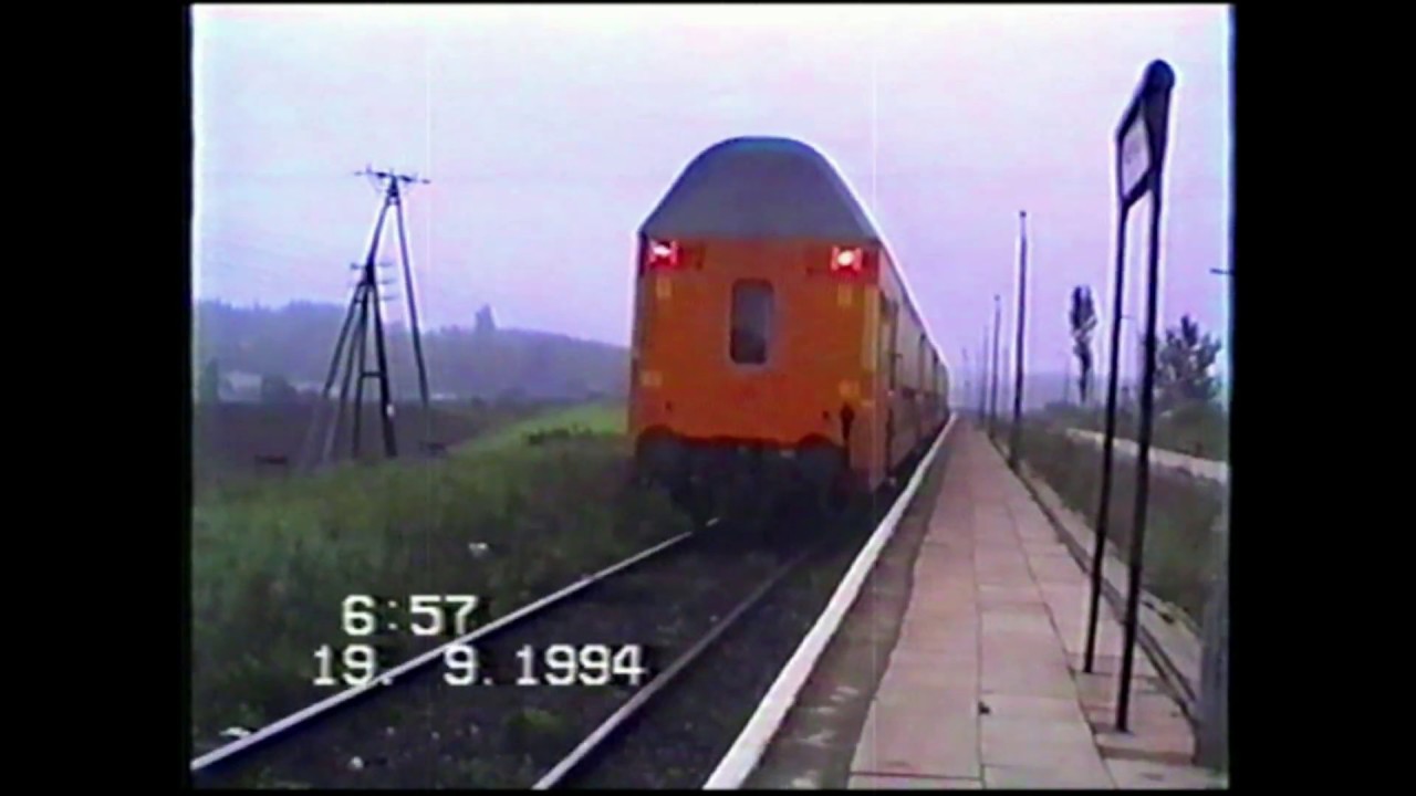 Z ARCHIWUM: Pamiętacie takie pociągi ? Sentymentalne wspomnienie PKP, rok 1994. SP45-083 !!!
